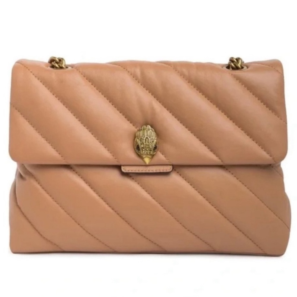 Kurt Geiger London Large Soho Quilted Leather Convertible Bag